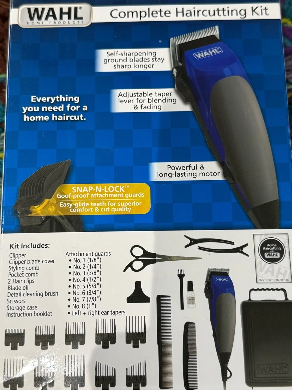WAHL Complete Haircutting Kit - Blue and gray 2803